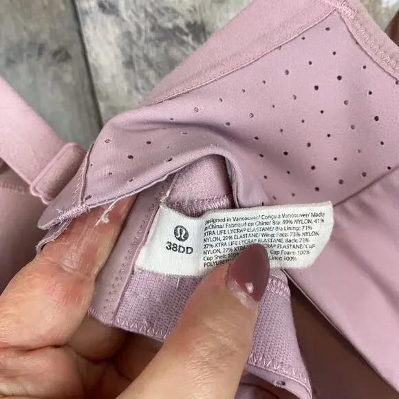 Lululemon Run Times Bra *High Support, B–E Cups in Lunar Rock Size 38DD. - Picture 7 of 13